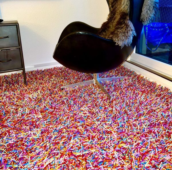 Tæpperensning af langhåret tæppe